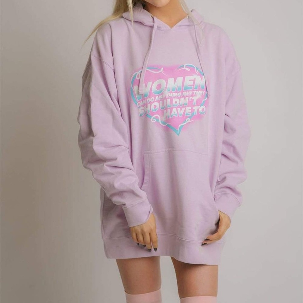 purple hoodie